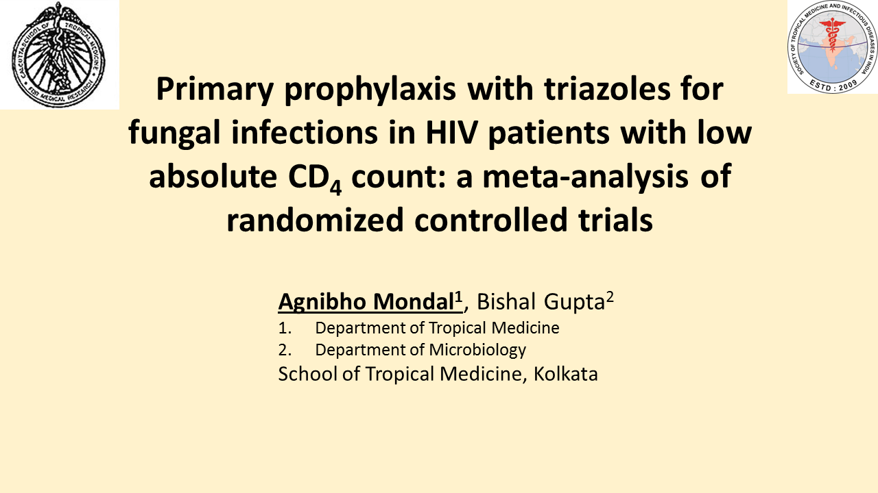 Triazole prophylaxis in HIV